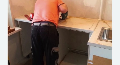 Сборка кухонного гарнитура. Череповец